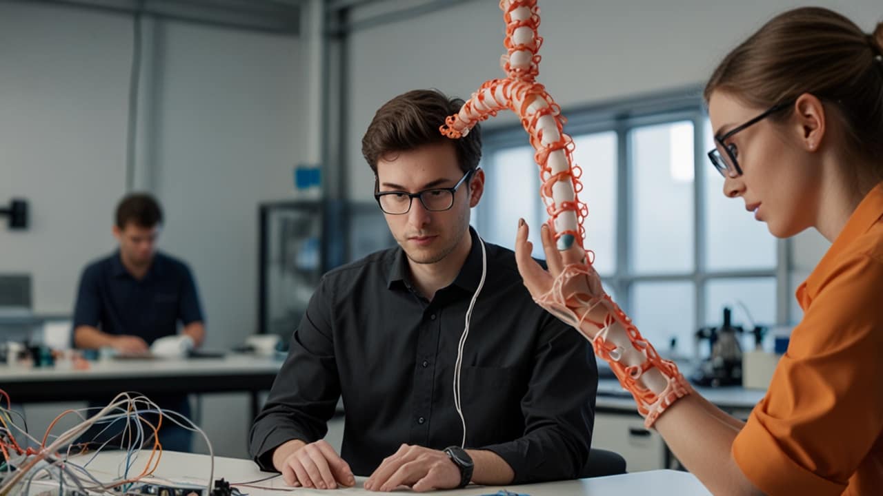 Soft Robot gripper manipulating fragile objects through flexible pneumatic actuators and adaptive materials