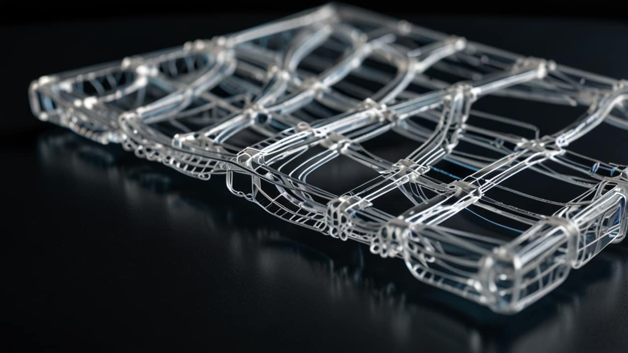 4D Printing object changing shape in response to environmental trigger demonstrating programmable material properties
