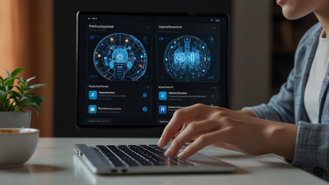 AI Assistant responding to natural language requests through conversational interface with personalized responses based on user preferences