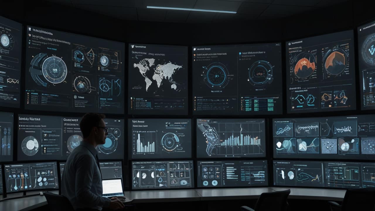 Cognitive Computing system visualizing self-learning algorithms adapting to new data patterns