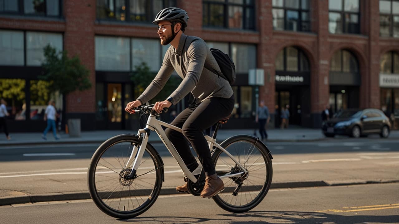 E-bikes with pedal-assist technology allowing rider to travel longer distances with reduced physical effort