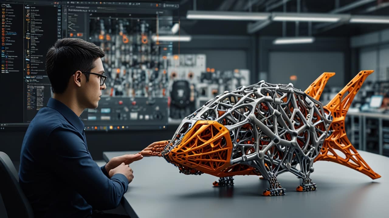 Generative Design system producing multiple optimized design variations from single set of parameters