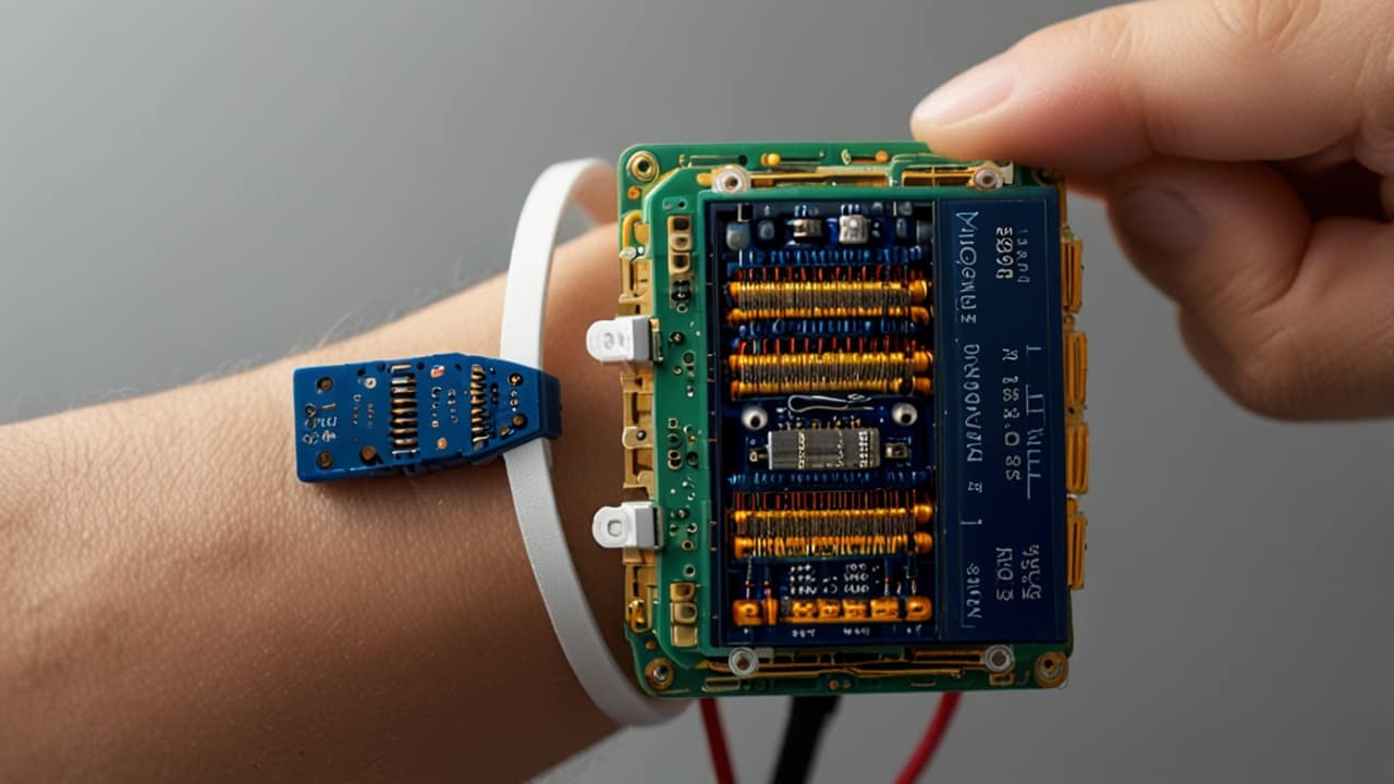 Kinetic Harvesting device generating electricity from normal walking movement to power wearable technology