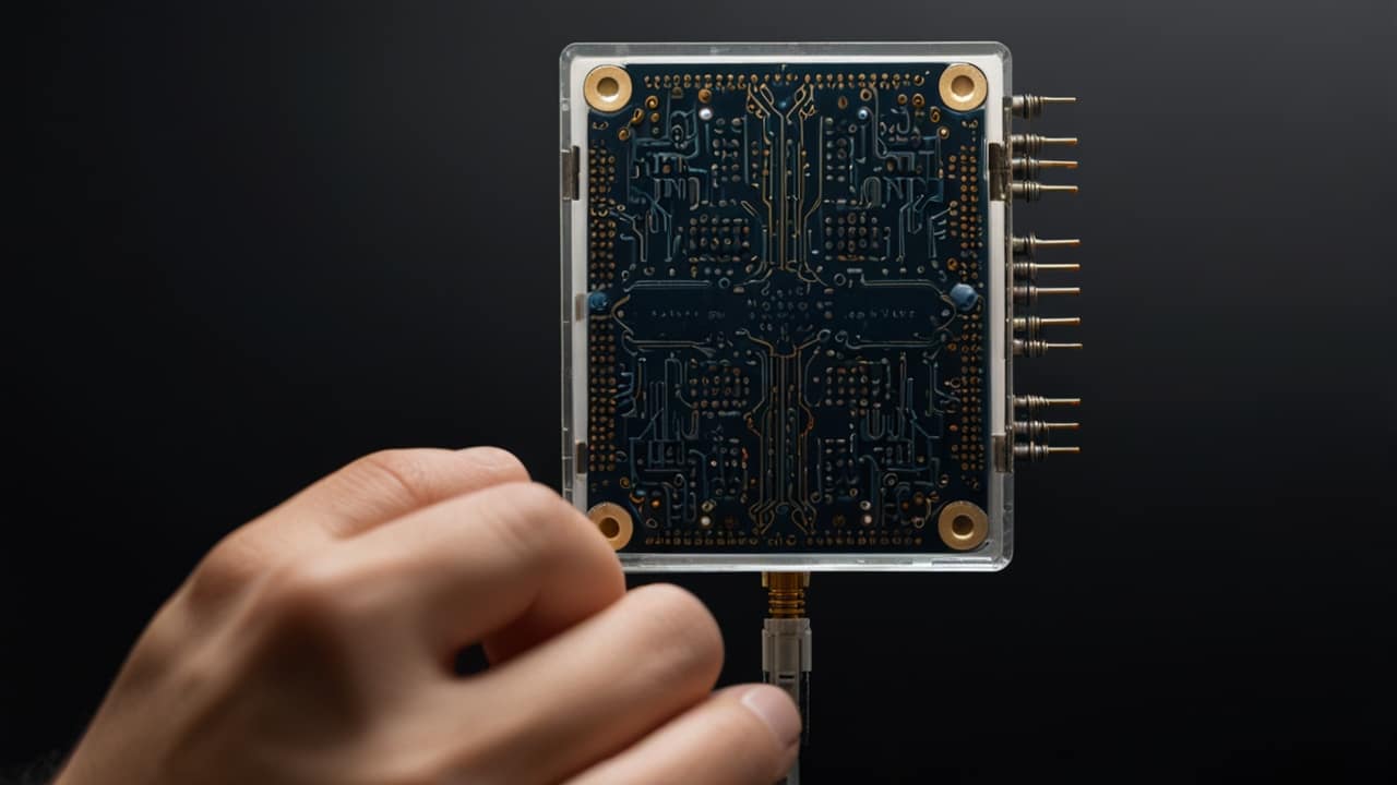 Neural Implant microelectrode array positioned to interface with brain tissue for bidirectional communication