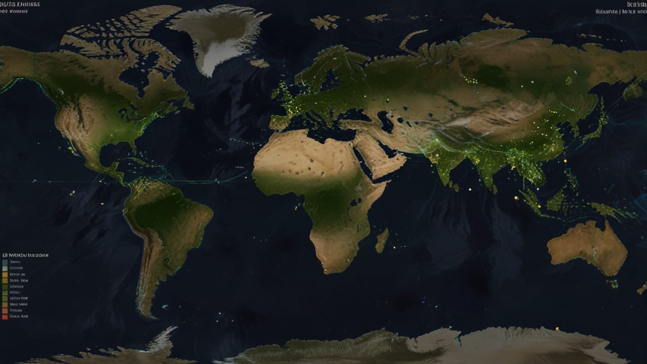 Satellite Internet constellation providing global coverage through low-Earth orbit network
