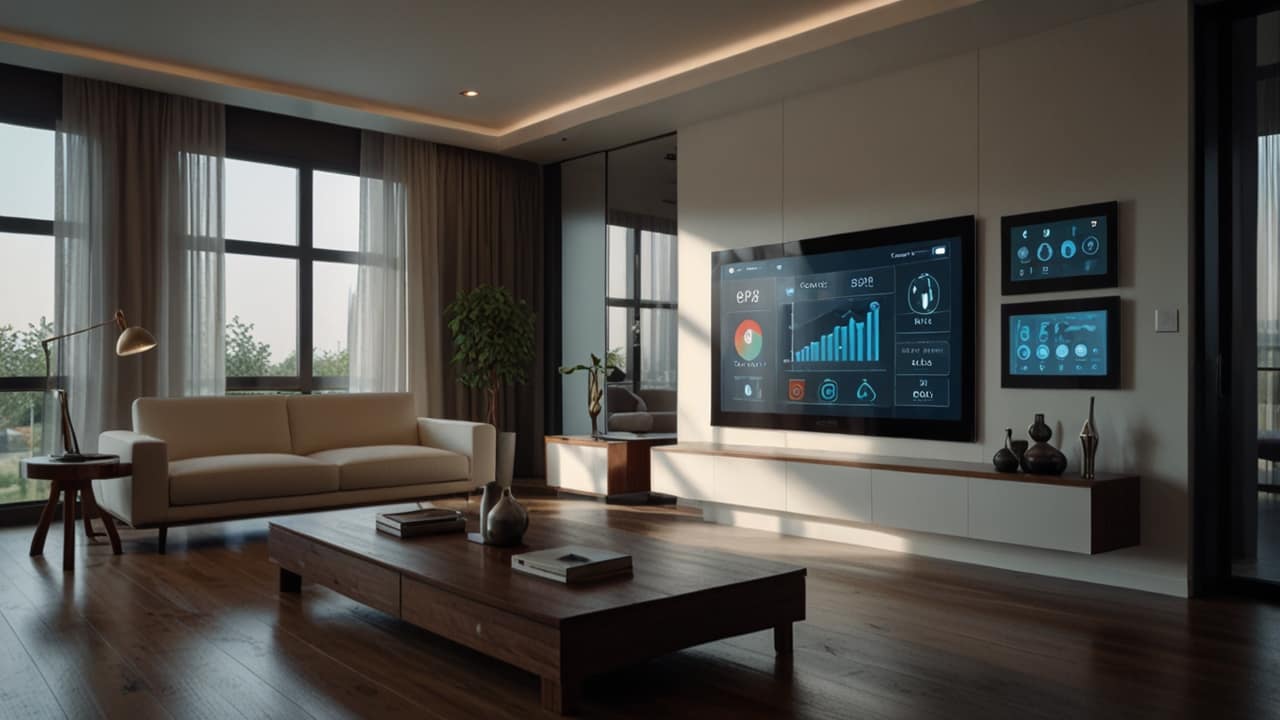 Smart Home showing comprehensive connected device ecosystem with centralized automation control