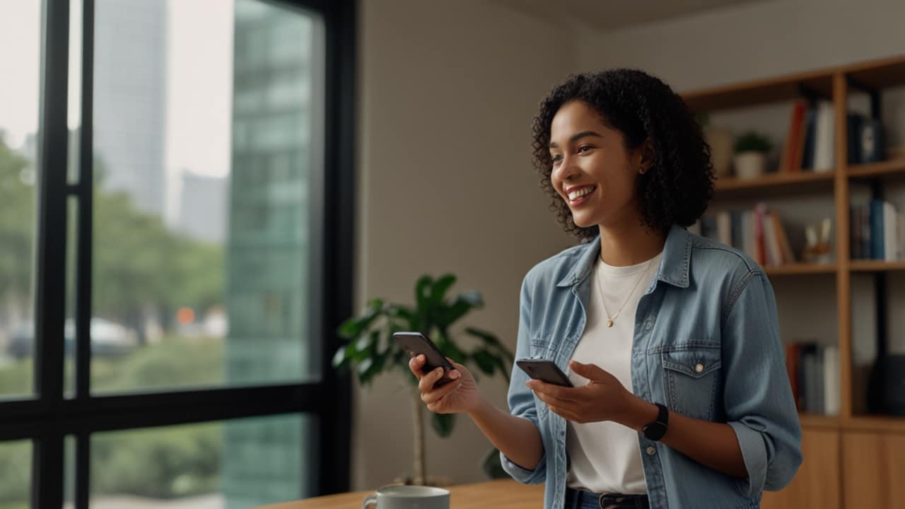 Voice Assistant AI responding to spoken instructions through sophisticated speech recognition with natural language understanding