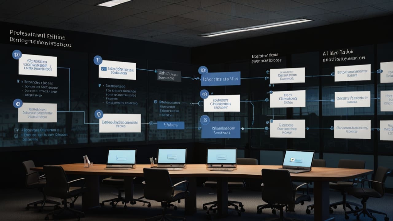 AI ethics framework displaying machine morality guidelines through algorithmic responsibility principles and governance structures