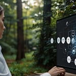 AI Agent system demonstrating autonomous task completion with independent decision-making and problem-solving capabilities