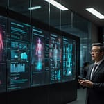 AI Regulation documents displayed with legal frameworks for governing artificial intelligence development and deployment