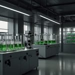 Artificial Photosynthesis system converting sunlight and carbon dioxide into chemical fuels through synthetic catalytic process