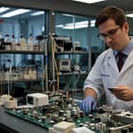 Biodegradable Electronics circuit decomposing harmlessly into organic components over time