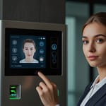 Biometric Security system authenticating user through multimodal fingerprint and facial recognition simultaneously