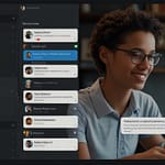 Chat OpenAI generating sophisticated responses through neural language processing with contextual understanding across diverse topics