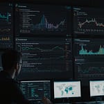 Databricks platform analyzing massive datasets through unified architecture combining structured and unstructured data processing