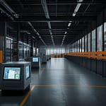 Edge Computing architecture showing distributed processing nodes at network periphery