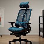 Ergonomic Chair supporting proper spinal alignment through advanced adjustment mechanisms and responsive materials