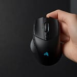 Ergonomic Mouse showing specialized design for optimal wrist positioning with precision input capabilities and comfort engineering