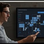 Gemini AI interface showing multimodal processing with integrated text, image and audio understanding capabilities