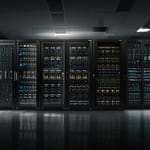 Hybrid Cloud architecture showing integrated on-premises and cloud environments with workload distribution