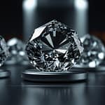 Lab-Grown Diamonds formation inside controlled growth chamber with crystallization visualization