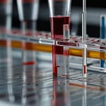 Microfluidic Chip performing multiple diagnostic tests simultaneously through microscale fluid control channels