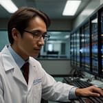 Molecular Computing system performing parallel calculations through DNA strand manipulation within specialized biochip environment