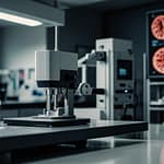 Nanomedicine showing engineered nanoparticles delivering therapeutic compounds directly to disease sites with molecular targeting