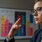 Predictive Analytics dashboard displaying future trend projections based on historical data patterns