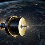 Satellite Internet constellation of small communication satellites providing global broadband coverage from low-earth orbit