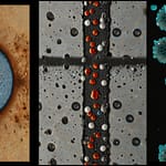 Self-Healing Material demonstrating autonomous repair process after damage through embedded technology