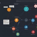 Semantic Web knowledge graph showing concept relationships and meaning-based connections