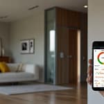 Smart Home Sensors detecting environmental conditions throughout residence to enable automated responses
