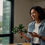 Voice Assistant AI responding to spoken instructions through sophisticated speech recognition with natural language understanding