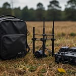 Field recording interface showing location audio and environmental sound capture