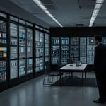 Knowledge management interface showing information organization and data management systems