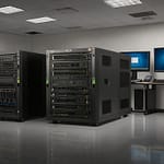 Mini PC interface showing compact computer and small form factor design