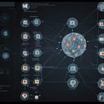 Neural networks architecture displaying deep computational structures with interconnected artificial neurons for pattern recognition