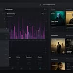 Spotify interface displaying music streaming platform with personalized recommendations and playlist curation tools