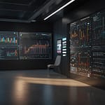 API integration dashboard showing service connections and data flow between applications