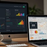 App store optimization dashboard showing search rankings and visibility metrics