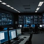 Brand monitoring dashboard showing reputation tracking and sentiment analysis across platforms