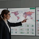 Churn prediction platform showing risk assessment models and early warning indicators