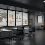 Project management dashboard displaying resource allocation and timeline coordination