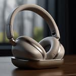 AirPod Max premium headphones with over-ear design and advanced audio technology