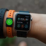 Fitness watch with comprehensive health monitoring and activity tracking capabilities