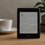Kindle Paperwhite e-reader with high-resolution display and comfortable reading experience