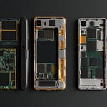 Modular Android phone showing component flexibility