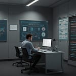 Perplexity AI search interface with intelligent research and conversational query capabilities