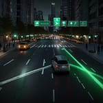 Smart transportation network with connected vehicles and intelligent traffic management systems